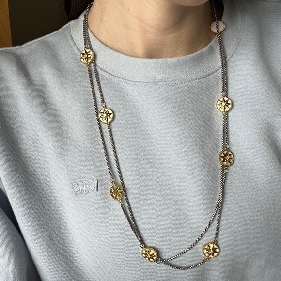 Gold Star Pendant Celestial Sun Spiritual Mystic Witchy Layer Boho Necklace - Picture 3 of 11